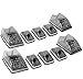 ZMAUTOPARTS Cab Roof Running Signal Lights Lamps Smoke w/Bulbs 10pcs Set Compatible with 2003-2009 H2