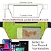 fitter's niche Slim Fanny Pack for Man Woman, 3 Individual Slots Water Resistant Travel Waist Bag, Elastic Adjustable Belt Lightweight, Fits 6.7in Phones for Family kids Trip Outdoor Indoor Sport
