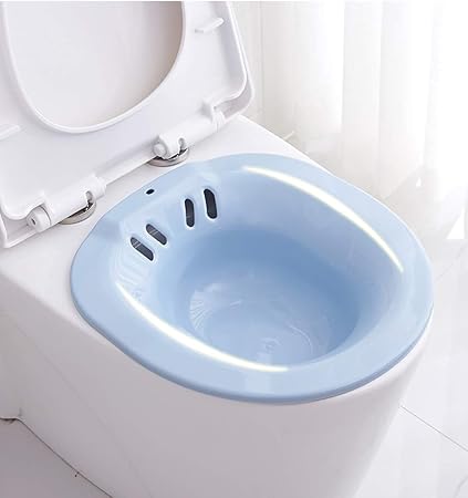 Amazon Com Sitz Asiento De Bano Para Inodoro De Bano Bano Perineal Para Cuidado Posparto Hemorroides Y Yoni Alivia Y Limpia La Inflamacion Vagina Anal Se Adapta A Inodoros Alargados Comodos Ovalados Oblongos