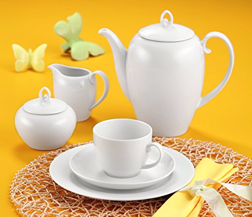 Seltmann Weiden 001.719978 Kaffeeservice 18-teilig Rondo, weià – Bild 4