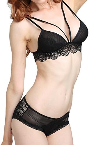 levliong New Lace Lingerie Bra Set Women Sexy Bra Set Push Up Bras Underwear Sets Plus Size Adjustable Bras and Panties Set