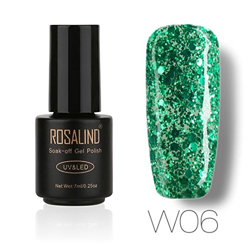 Oksale ROSALIND 7ML Gel Nail Polish Nail Art Nail Gel Polish UV LED Gel Polish Semi Permanent Varnish (W-06)