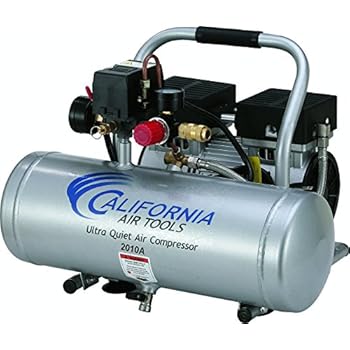 California Air Tools 2010A Ultra Quiet and Oil-Free 1.0 HP 2.0-Gallon Aluminum Tank Air Compressor