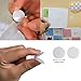 Hook and Loop Dots 500pcs(250 Pairs) White Sticky Back Coins 20mm, Nylon Self Adhesive Dots Perfect for School Classroom, Office and Home