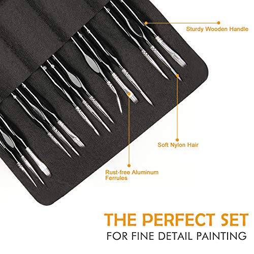 Acrylic Paint Brush Set,60 Piece Professional Painting Set,Includes 24 Acrylic Paints,30 Pcs Paint Brushes with Case,2 Paint Knife,2 Sponge,1 Palette for Oil,for Artists,Students,Beginner