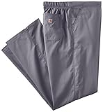 Carhartt Men's Tall Ripstop Lower Rise Scrub Pant, Pewter, Large