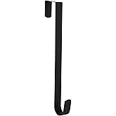 Aeranto Wreath Hanger for Front Door, Slim Over The Door Hook, Easy to Use and Reusable Holiday Wreath Holder for Christmas, 