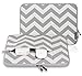 Runetz - 13-inch Chevron Gray Neoprene Sleeve Case Cover for MacBook Pro 13.3