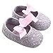 GOTD Glitter Baby Shoes Sneaker Anti-slip Soft Sole Toddler Prewalker (US 4, 12~18 Month , Gray )