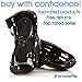 whistlekick Karate Sparring Foot Gear for Karate/Taekwondo Martial Arts Industry Best Warranty - No Toe Strap Stealth, Black (Adult, Small)