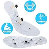MindInSole for Feet Acupressure Magnetic Inserts for Women and Men Massage Foot Therapy Reflexology Pain Relief