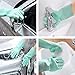 Tebba Magic Dishwashing Gloves Silicone Scrubber Sponges - Reusable Rubber Great Washing Dish Kitchen Car Bathroom Pet Care