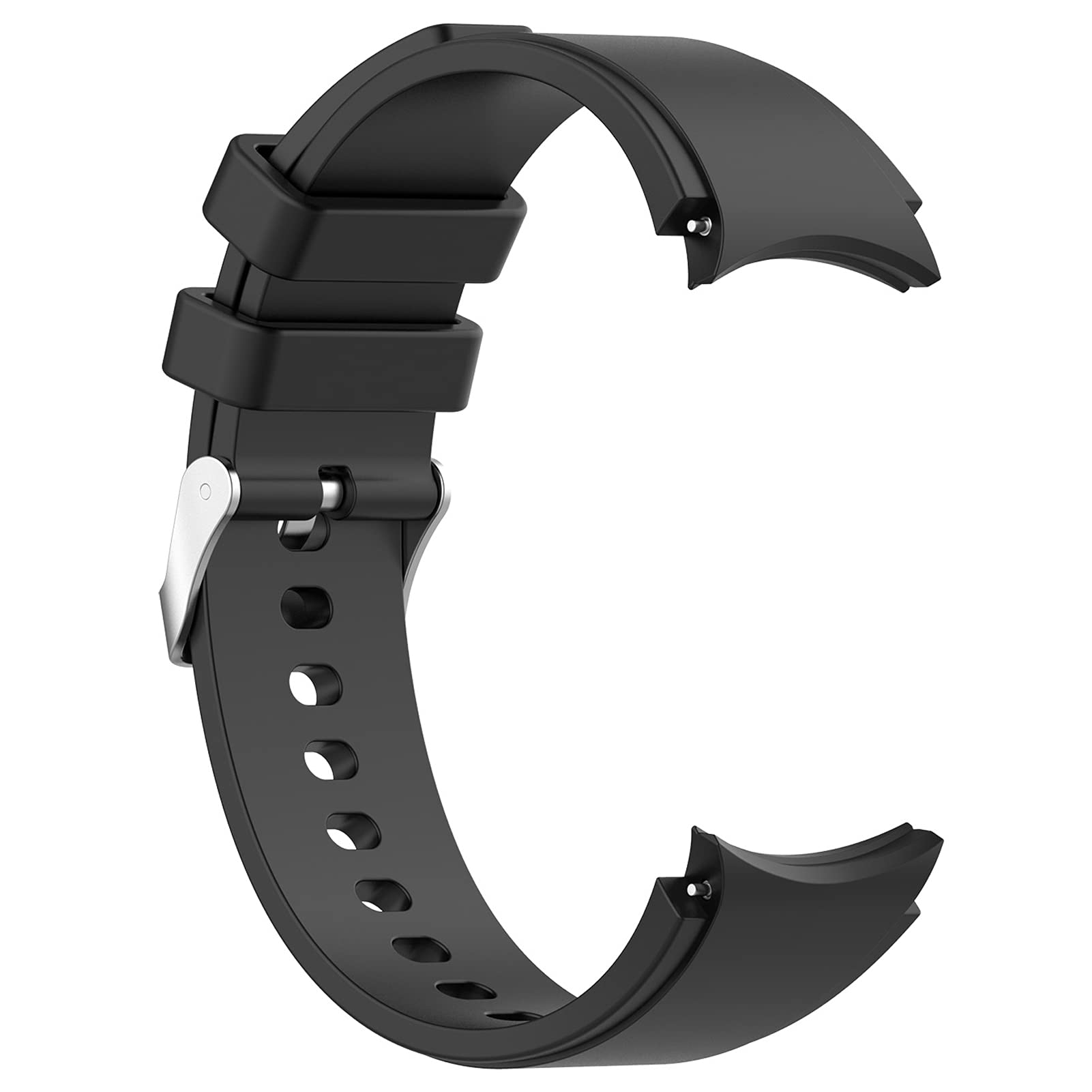 Disscool Compatible for Samsung Galaxy Watch 4 Classic Replacement strap, For Samsung Galaxy Watch 4 40/44mm Adjustable Soft Silicone Watch Band