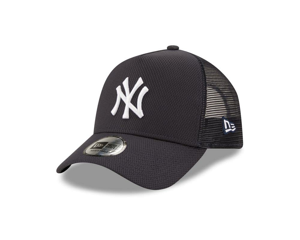 New Era Adjustable Trucker Cap - Diamond New York Yankees, Navy,One Size,60222545