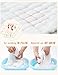 Lucear Muslin Cotton White Baby Bath Towels with Hood and Waistband Also for Baby Blanket
