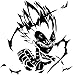 DBZ Dragon Ball Z Super Saiyan Vegeta, White, 8 Inch, Die Cut Vinyl Decal, For Windows, Cars, Trucks, Toolbox, Laptops, Macbook-virtually Any Hard Smooth Surface
