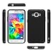 Grand Prime Case, LK [Shock Absorption] Hybrid Dual Layer Armor Defender Protective Case Cover for Samsung Galaxy Grand Prime (Black)