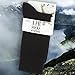 Air Wool Socks, 2 packs Merino Wool Organic Cotton Rich Mens Black Dress Socks ( Black M )