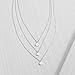Silpada 'Descending Disc' Layered Necklace in Sterling Silver