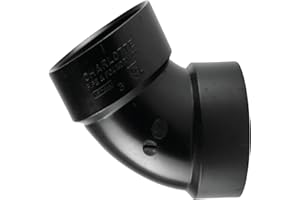 Charlotte Pipe Elbow 60 ABS DWV 3" HXH