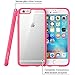 i-Blason Halo Series Case Designed for iPhone 6 Plus, [Scratch Resistant] **Clear** iPhone 6 Plus Hybrid Bumper Case 5.5 inch Cover (Clear/Pink)