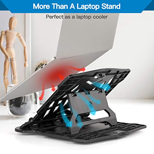 HUANUO Adjustable Laptop Stand Portable Laptop Stand Riser for Desk