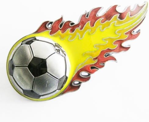 Uruaguay Football Flaming World Cup Belt Buckle St-003