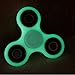 Quirkio - Hand Spinner Tri Fidget Spinner R188 Bearing Fast & Quiet 1-4 Min Spin Ball Desk Toy EDC Stocking Stuffer Kids/Adult (Glow In The Dark)