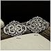 Ruihfas Pack of 2 Vintage Women's Removable Rhinestones Shoes Clips Decoration Wedding Party (Black Rhinestone)
