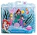 Disney Princess Ariel and Her Sisters Playset, 3-Pack