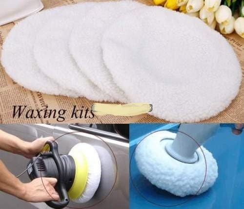 10 INCH 4PCS BONNET POLISHER POLISH PAD POLISHING BUFFING CAR BUFFER WAXER