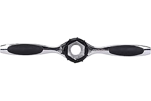 Century Drill & Tool 98509 1" Hex Die Stock, ProGrade Twist-Lock Design, High Carbon Steel for Clean, Accurate Threading, Ergonomic Handles