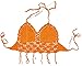 Women's Fringed Bikini Top Tassel Top Cami Tank Bralette, Orange