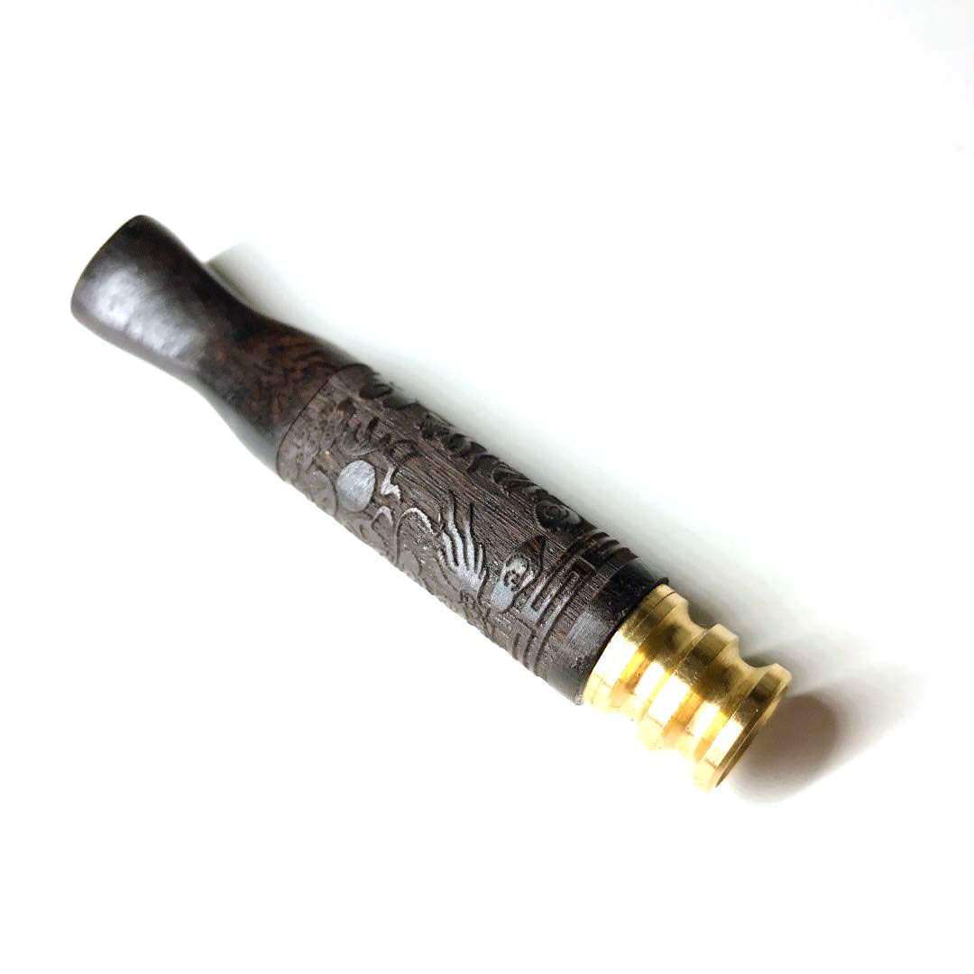 Thither Handmade Ciggarette Holder, Removable Easy Cleaning Holders,Choice of Regular or Slim Size,Great for Roll -ups (Regular, Black) roll up Cigarettes (YD-B)