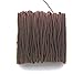 juneTree Passion Leather Notebook Accessories Elastic Cord Black and Brown 2mm 1.5mm Elastic Rope Elastic String 40 Meter YT08 (2mm, Brown)