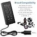 SHNITPWR AC to DC Converter 12V 10A 120W - Car Cigarette Lighter Socket AC 100240V to 12 Volt 10 Amp DC Power Supply Adapter Transformer for Vacuum Cleaner, Refrigerator and Other Devices