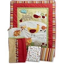 John Deere Baby Stuff CoCo & Company Baby Farm 4 Piece Crib Bedding Set