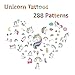 Jatidne Unicorn Temporary Tattoos for Kids Birthday Party, Waterproof Unicorn Tattoo Stencil Unicorn Party Supplies 16 Sheets, 288 Tattoos