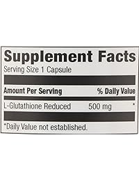 Amazon Elements Glutathione 500 mg 60 °Cápsulas