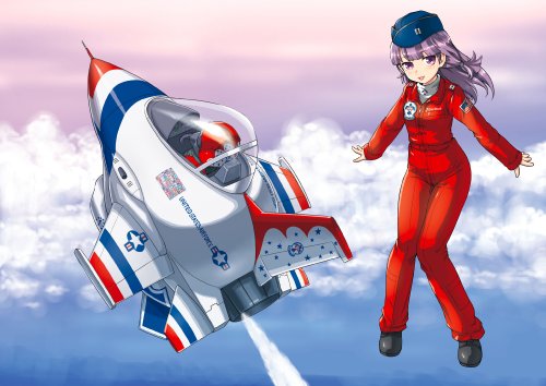 HASEGAWA 60124 Egg Plane F-16 Fighting Falcon Thunderbirds