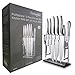 Knife Set Knife Block Set Stainless Steel Chef Knife Set 14 Piece Super Sharp Kitchen Knife Set with Acrylic Stand