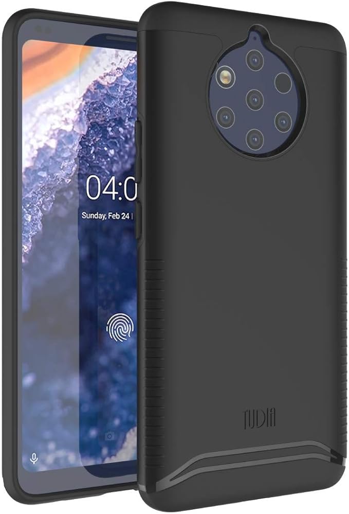 Tudia Merge Designed For Nokia 9 Pureview Case Matte Black