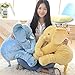 MaoGoLan MorisMos Stuffed Elephant Plush Toy Yellow 24 inch/60cm ...