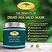 Dead Sea Mud Mask for Face Facial - 100% Natural - Pore Minimizer, Deep Skin Cleanser, Acne Care, Blackhead and Whitehead Remover and Oiliness Reducer for a Tighter Skin and Clear Complexion