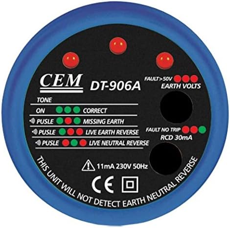 Socket Polarity Tester and Earth Leakage / RCD Tester