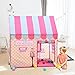 Nice2you Kid Play Tent Candy Castle with Carrying Bag for Girls Boys Playhouse for Children Indoor Outdoor (Pink)