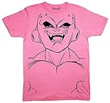 Dragon Ball Z Majin Buu Kid Buu Large Face Line Art Adult T-Shirt (X-Large)