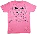 Dragon Ball Z Majin Buu Kid Buu Large Face Line Art Adult T-Shirt (X-Large)
