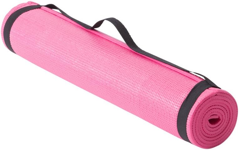Zone Training 6MM Exercise and Yoga Mat, Pink