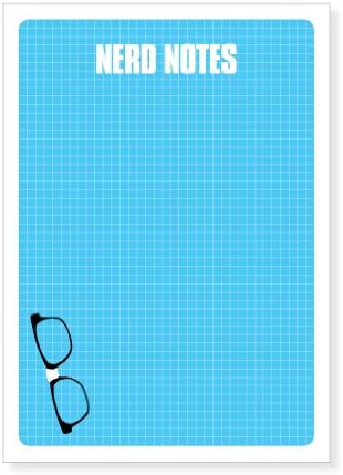 Nerd Notes Grid Paper, 50 page Note Pad